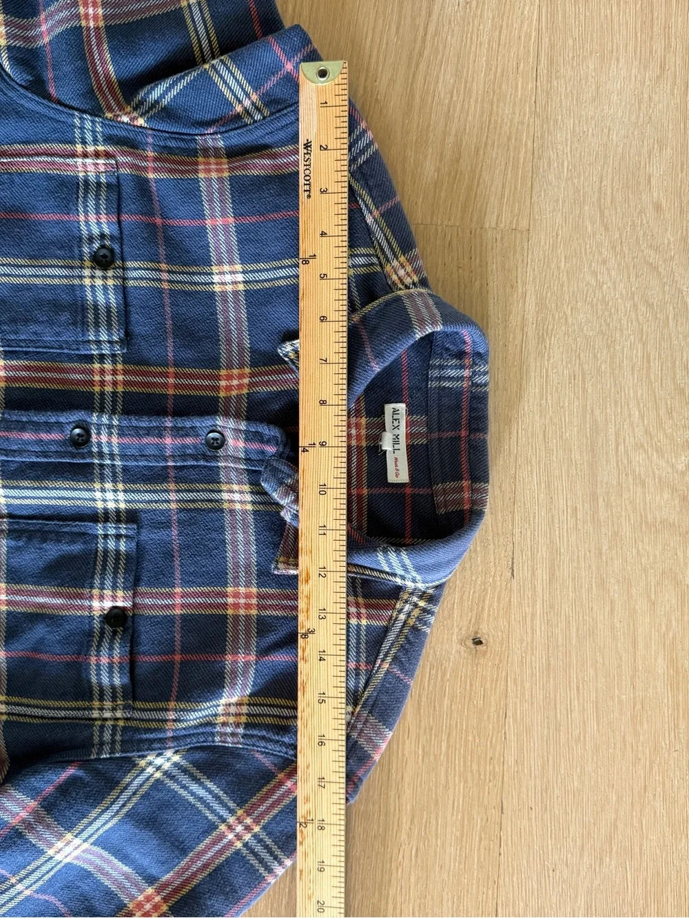 Alex Mill Check Chore Shirt - Blue/Red/Yellow
